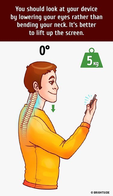 How to maintain the correct posture